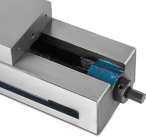 Vista 7 de Mophorn Tornillo de fresado de 4 "/100 mm, tornillo de banco de abrazadera material de hierro fundido nodular, tornillo de sujeción de tornillo