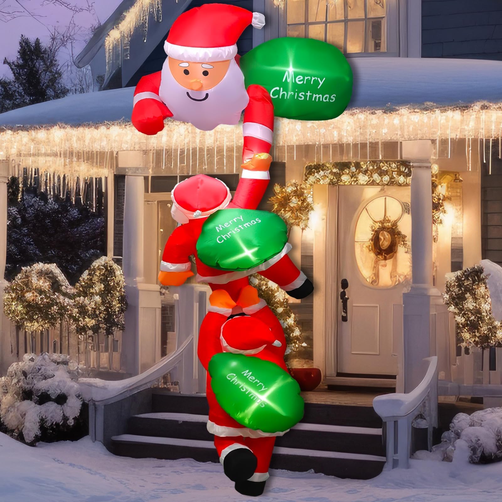 Amazon.co.jp: 8フィート クリスマス 吊り下げ式 装飾 クリスマス