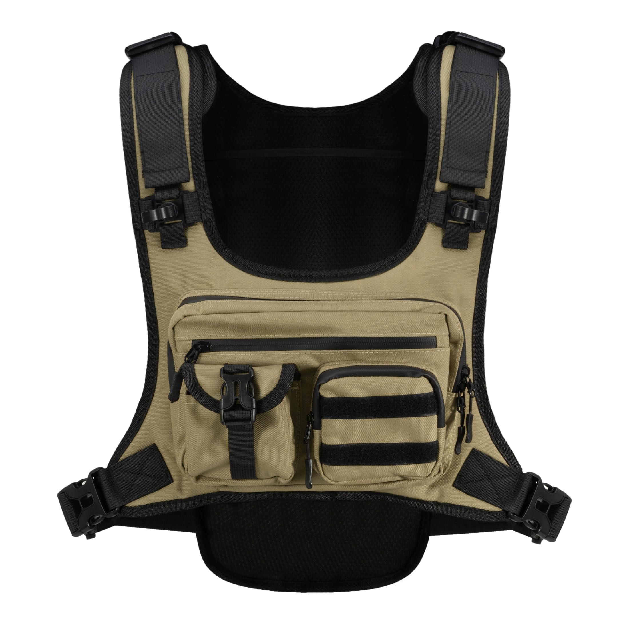 Clakllie Tactical Hydration Vest Backpack for Men & Women, Lightweight Chest Pack Compatible with 2L Water Bladder (Not Included), Hydration Pack for Hiking, Fishing, Hunting, Cycling & Outdoor Sports