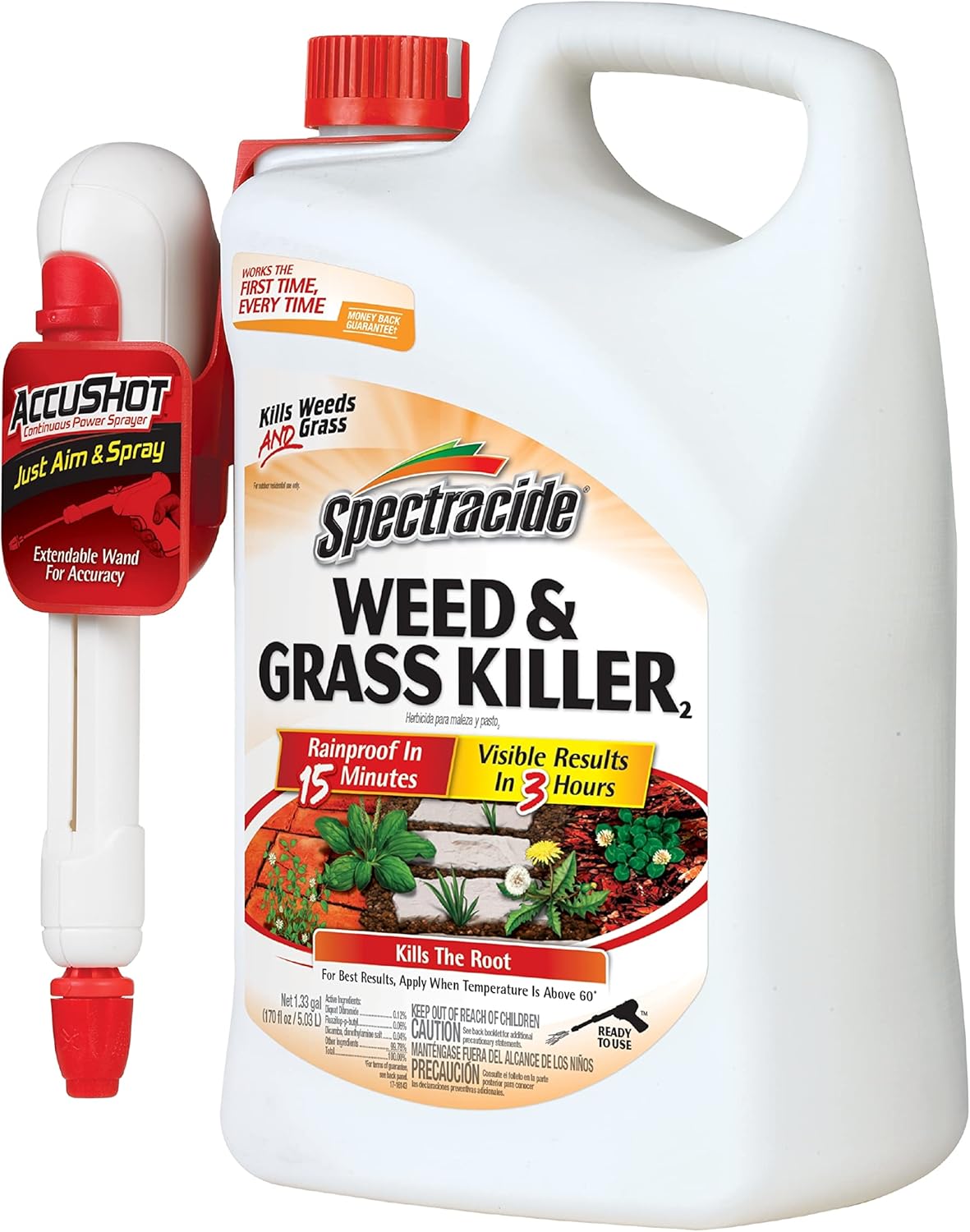 Spectracide Weed and Grass Killer, Pack of 1 : Patio, Lawn & Garden