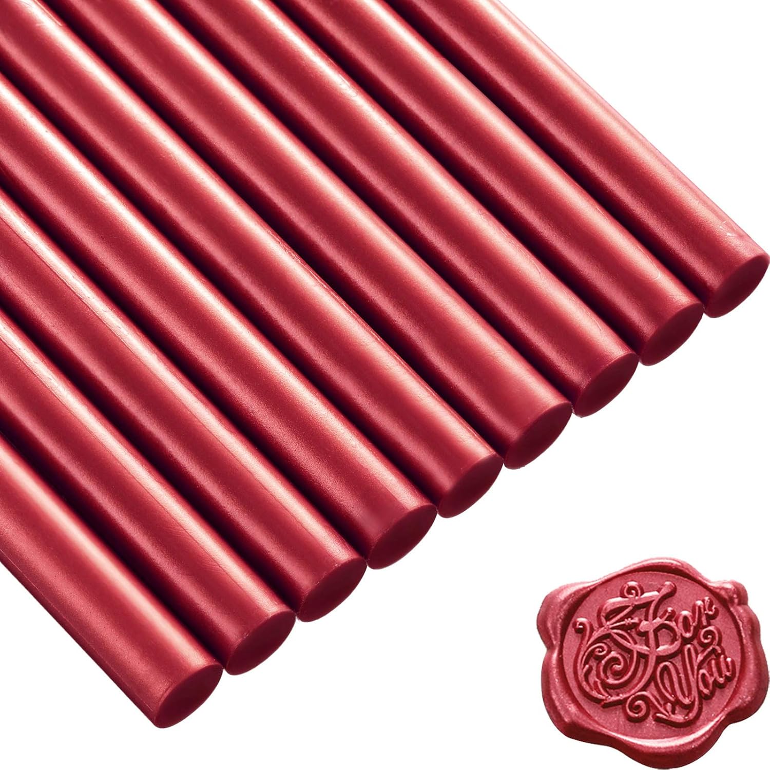 Nuanchu 15 Pieces Glue Gun Sealing Wax Sticks for Retro