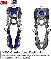 Vista 2 de DBI-Sala Exofit Nex - Arnés para mujer, color azul/gris, mediano (1113013)