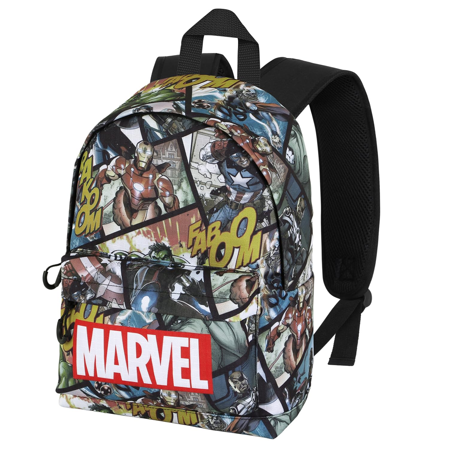 Marvel Los Vengadores React-Mochila HS Fan Pequeña, Multicolor, 25 x 35 cm, Capacidad 12 L