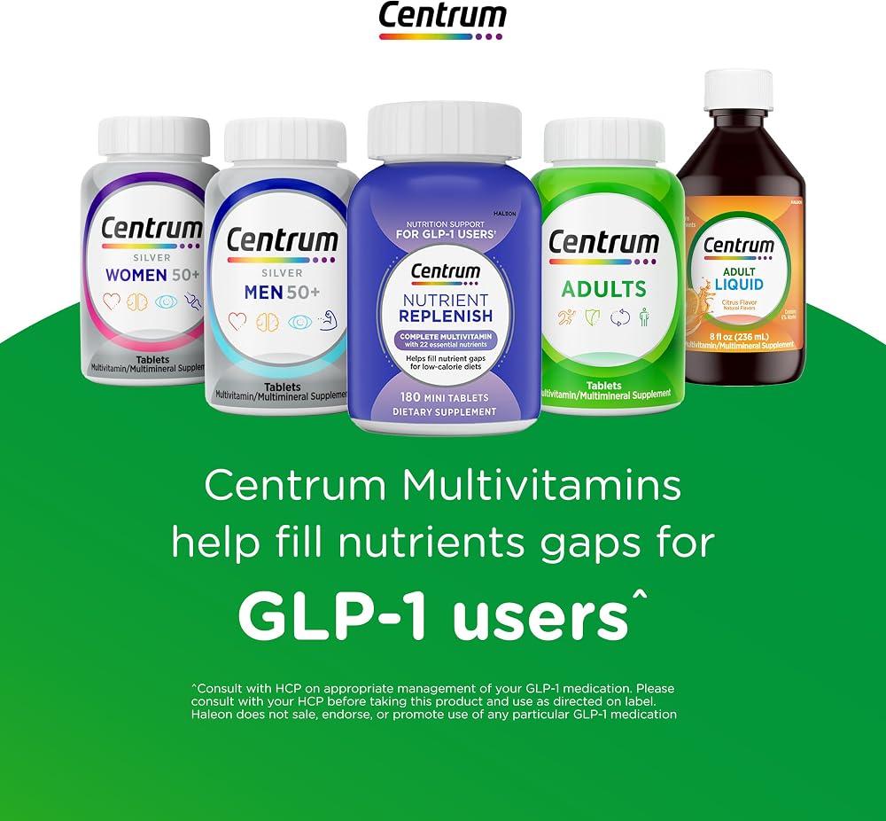 Centrum Adult Multivitamin/Multimineral Supplement with Antioxidants, Zinc, Vitamin D3 and B Vitamins, Gluten Free, Non-GMO Ingredients - 200 Count