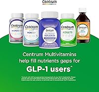 Vista 7 de Centrum Tableta multivitamínica para mujer, suplemento multivitamínico/multimineral con hierro, vitamina D3, vitaminas B y antioxidantes vitaminas C