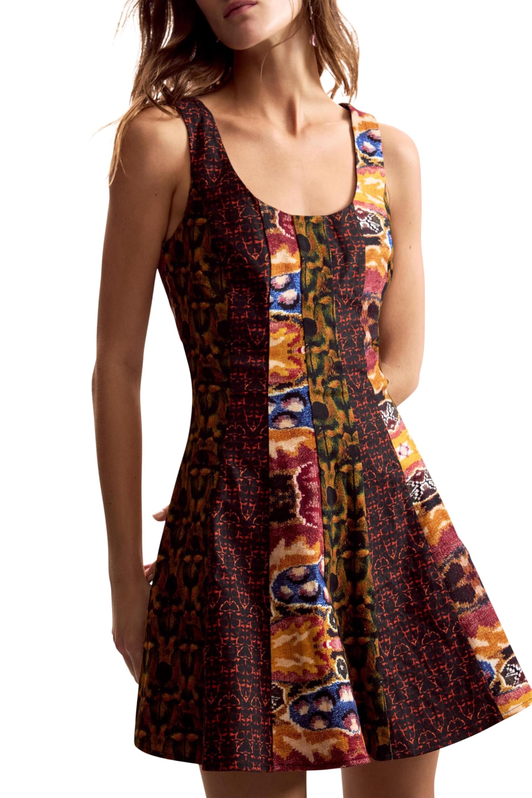 DESIGUAL ABITO CORTO DONNA GIALLO