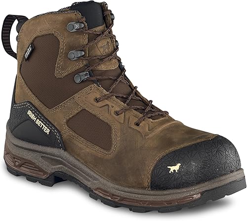 Miniatura 5 de Irish Setter, Kasota - Botas de trabajo para hombre, 6 pulgadas, impermeables, no metálicas, punta de seguridad