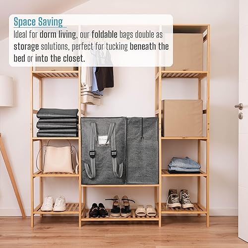 Miniatura 7 de VENO Bolsas de mudanza con correas ajustables para mochila, suministros de mudanza, alternativas de cajas de mudanza, bolsas de embalaje