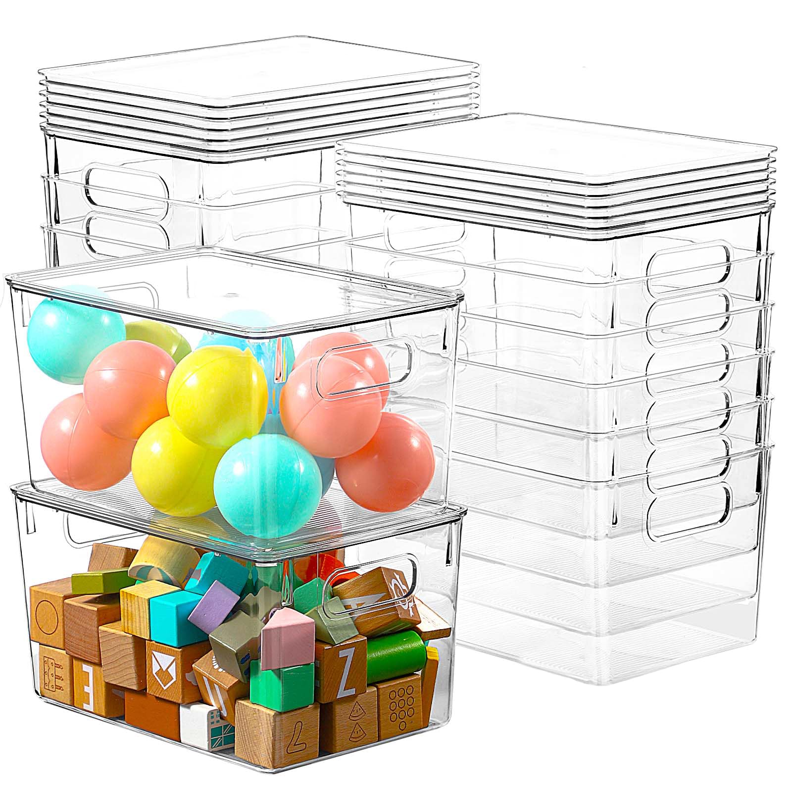 1/2/3/4/5-Layer Extra Large Storage Cabinet * Foldable Storage Box With Door, Stackable Storage Cabinet For Shoes * Books, Clothes, Home Storage Organizer For Closet, Wardrobe, Bedroom, Bathroom - View #4