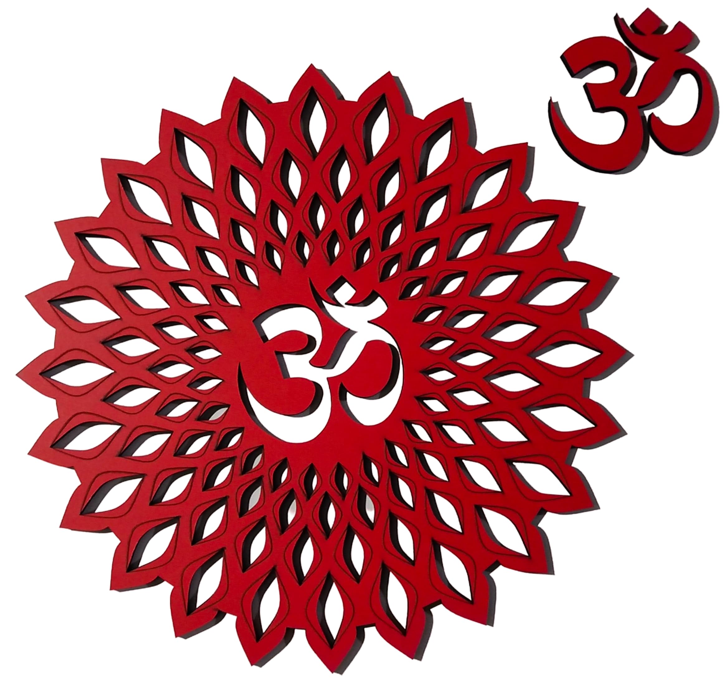 Golden Om Wall Hanging - Chakra Decor -17 Golden Om Wall Hanging - Chakra Decor -17