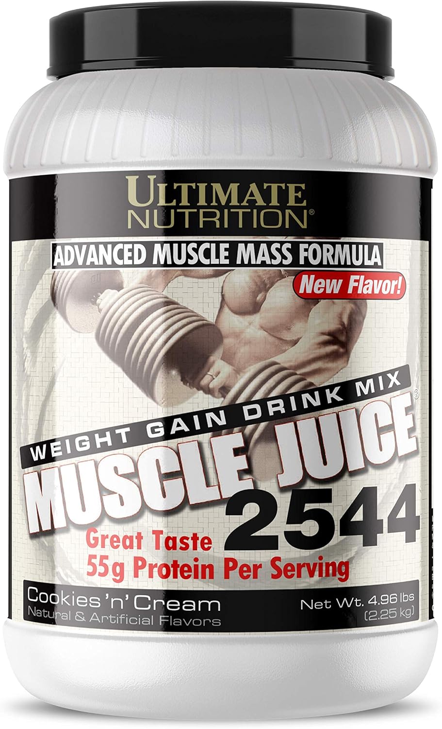 Ultimate Nutrition Muscle Juice 2544, Lean Muscle Mass Classic Gainer, Weight Gain Drink Mix, Blend of Whey Protein Concentrate, Whey Protein Isolate, ...