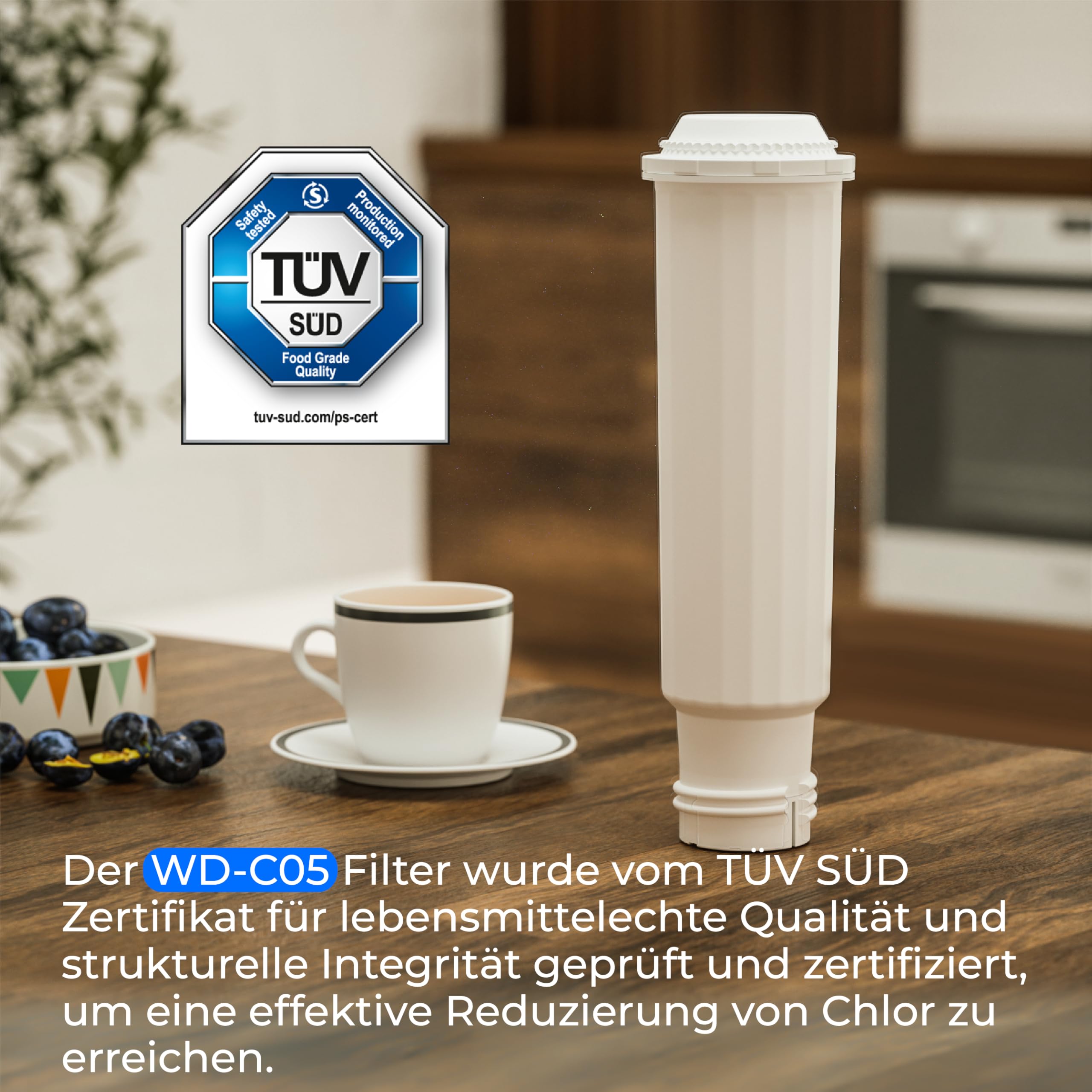Waterdrop Kaffee Wasserfilter, Ersatz für Nivona® Wasserfilterpatrone, Melitta® Filterpatrone, Krups® F088, Kompatibel mit Krups® EA829S, Jura®, Melitta® Barista TS und Mehr, TÜV SÜD Zertifiziert (10)
