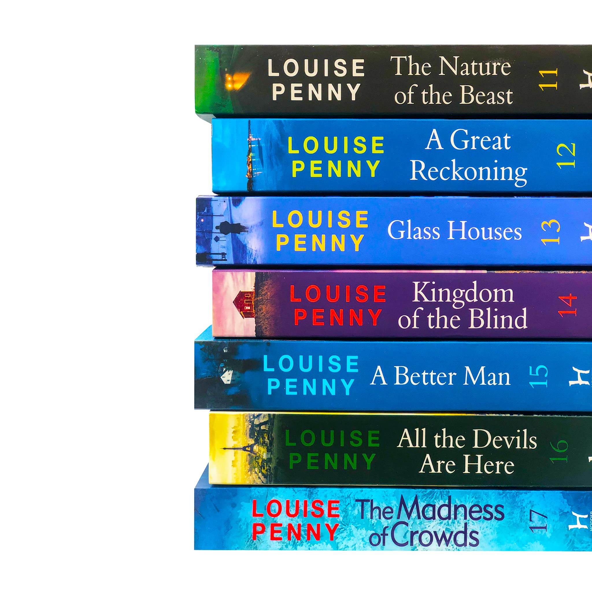 Chief Inspector Gamache Buchreihe 11–17, Sammlung 7 Bücher von Louise Penny (The Nature of the Beast, A Great Reckoning, Glass Houses, Kingdom of the Blind, All the Devils Are Here & MEHR)