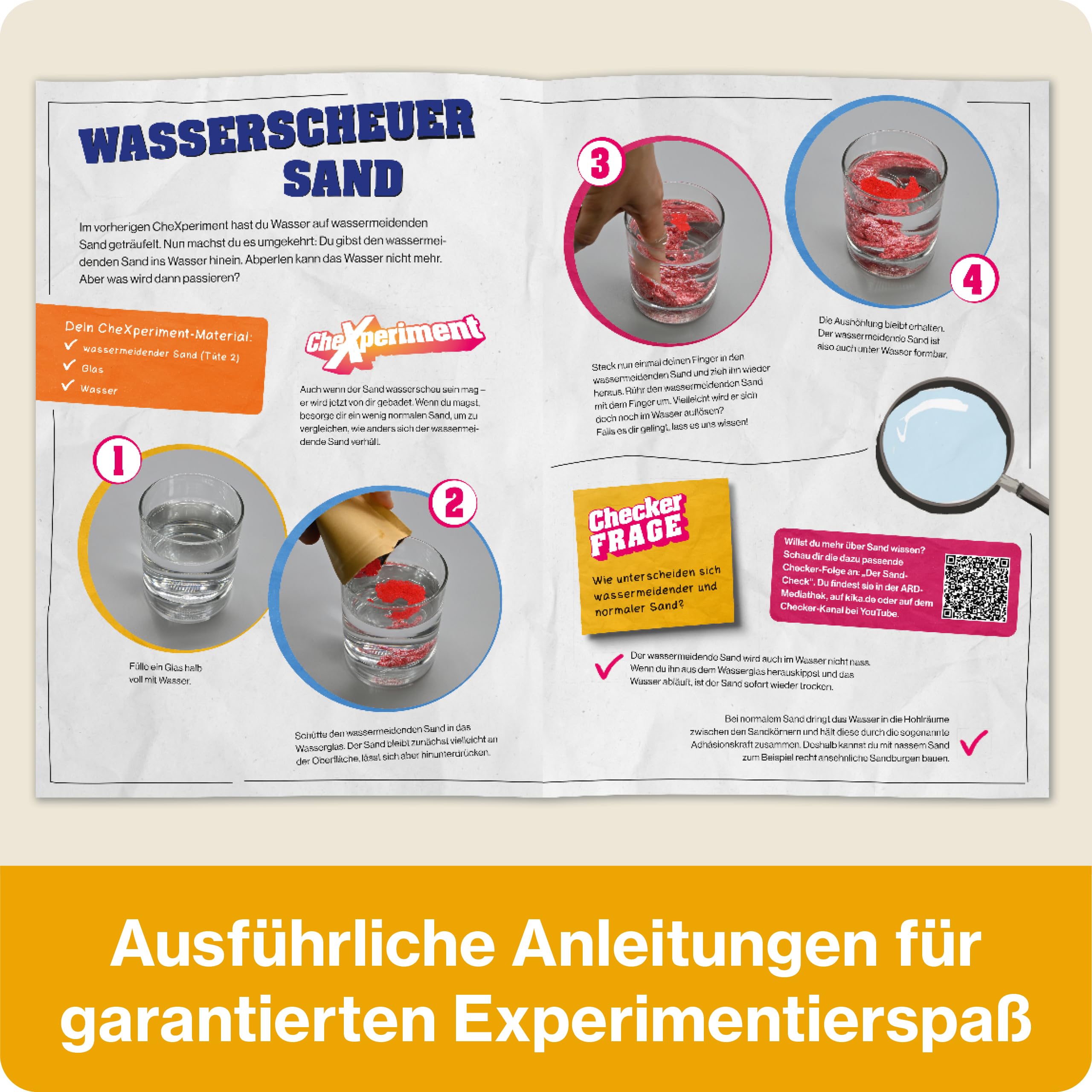 Franzis 67198 - CheXperiment Experimentierbox mit Checker Tobi, 35 Exp.