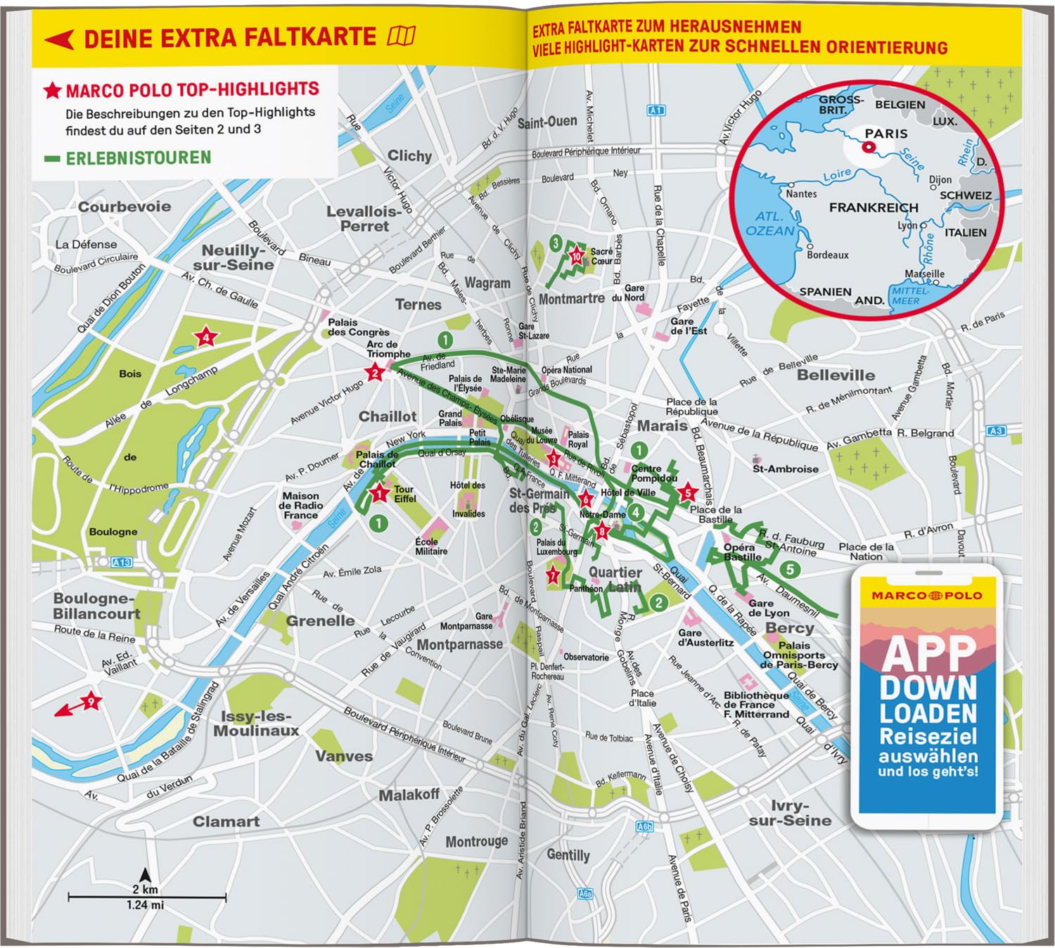 MARCO POLO Reiseführer Paris: Reisen mit Insider-Tipps. Inkl. kostenloser Touren-App