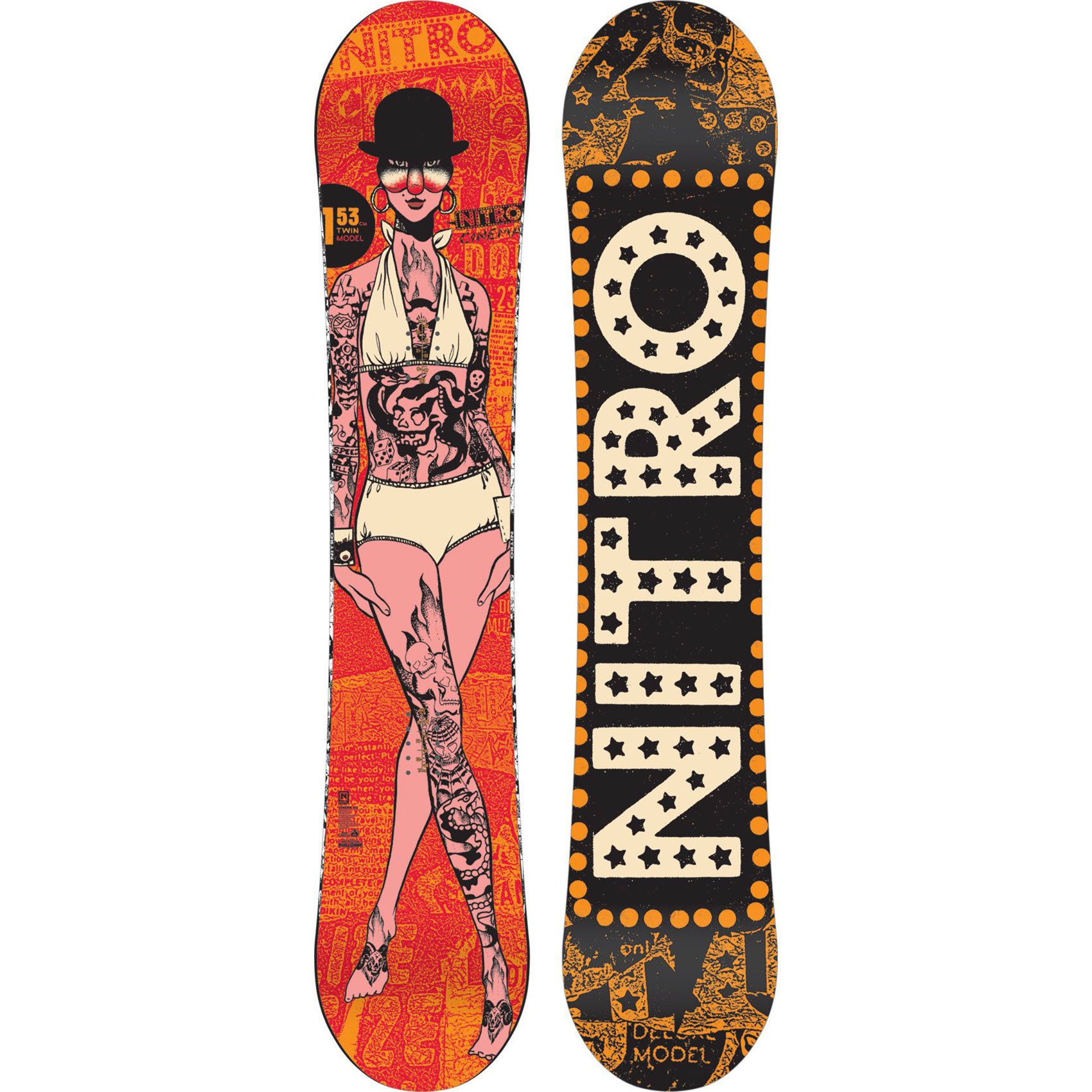 Nitro Cinema Snowboard One Color, 153cm