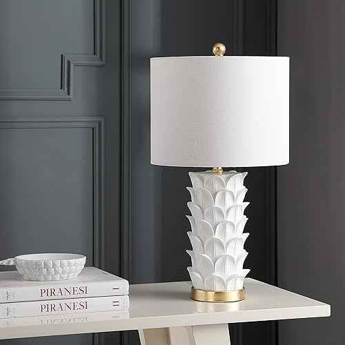 Miniatura 5 de SAFAVIEH Lighting Collection - Juego de 2 lámparas de mesa para dormitorio, sala de estar, oficina en casa, escritorio, mesita de noche, 25 pulgadas
