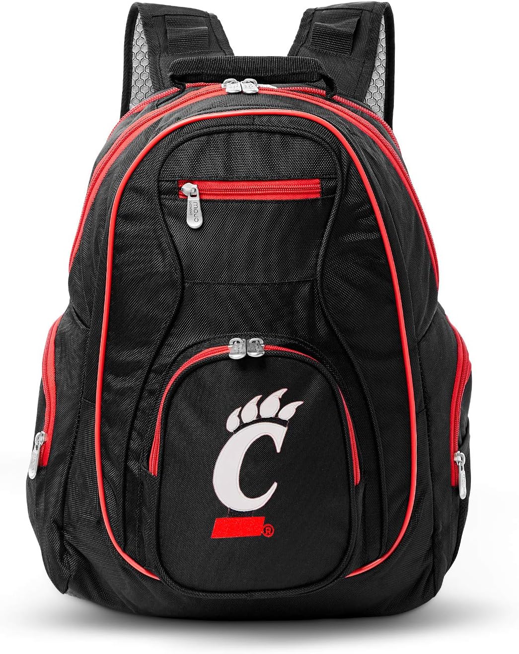 Suреr Bіg Clеаrаnсе! NCAA Colored Trim Premium Laptop Backpack, Measures 19-inches, Everyday Sports Backpack with Padded Shoulder Straps, Ideal for Travel, School, College, Business