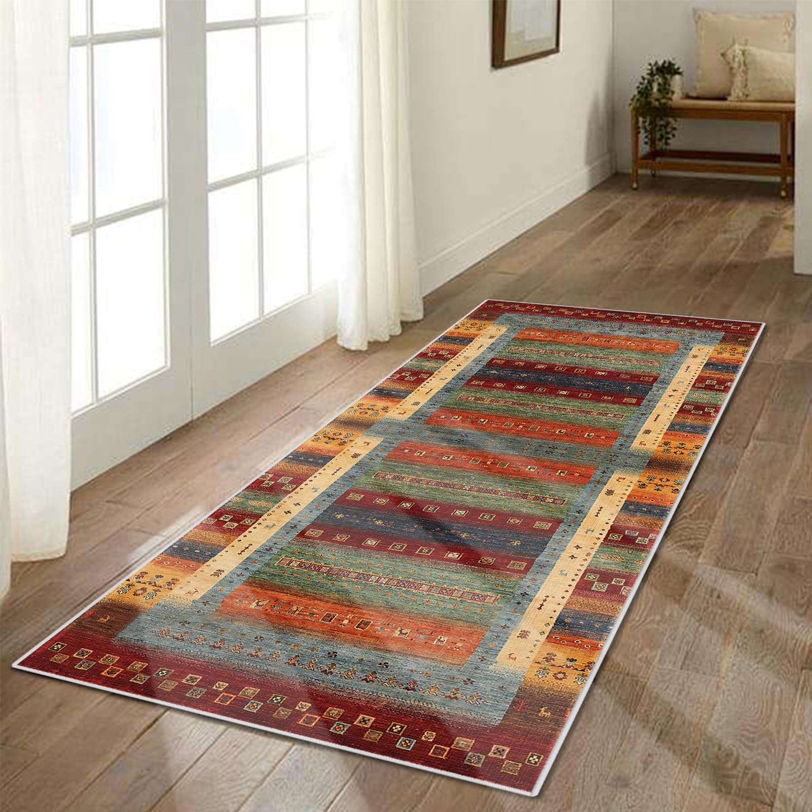 Dywan, bieżnik na korytarz, chodnik kuchenny - długi, 120 x 250 cm, do kuchni, do sypialni, przy wejściu, sprzedawany na metry, regulowany, antypoślizgowy