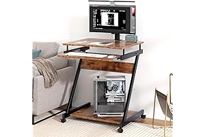 SogesPower: Ultimate Space-Saving Desk Solution with Printer Shelf