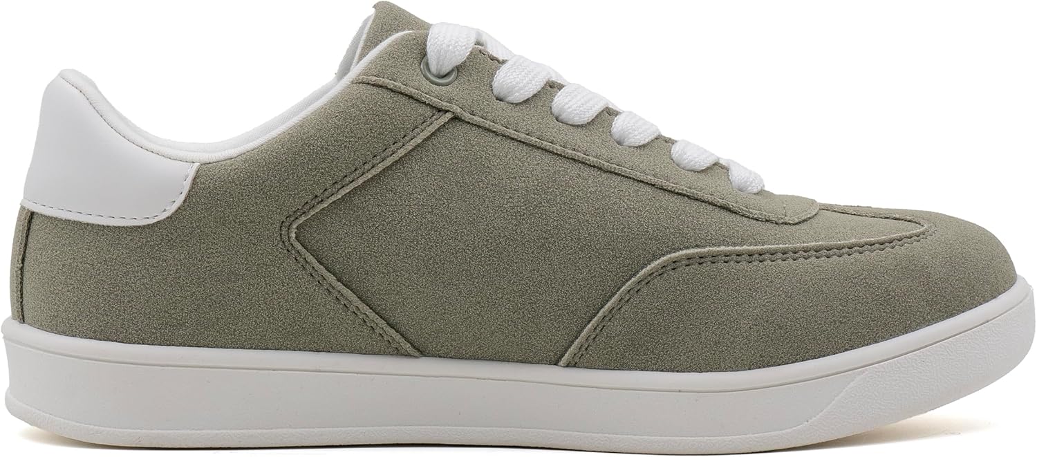 Women's Lace Up Trendy Sneaker Classic Fashion Low Top Walking Shoes - Picture 45 of 109