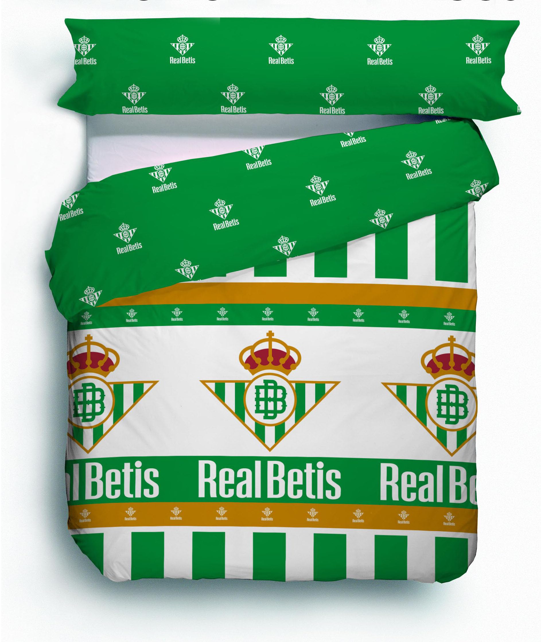 ASDITEX Funda nórdica Real Betis (Producto Oficial) para Camas de 90, 105, 135 y 150 cm, (Cama 105)
