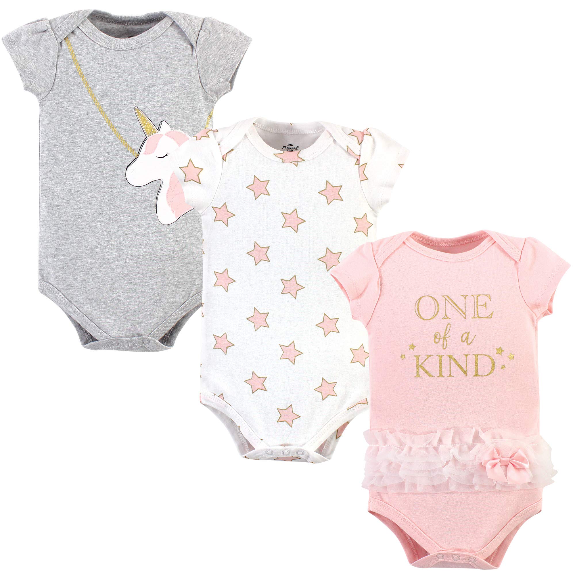 Little Treasure Unisex Baby Cotton Bodysuits