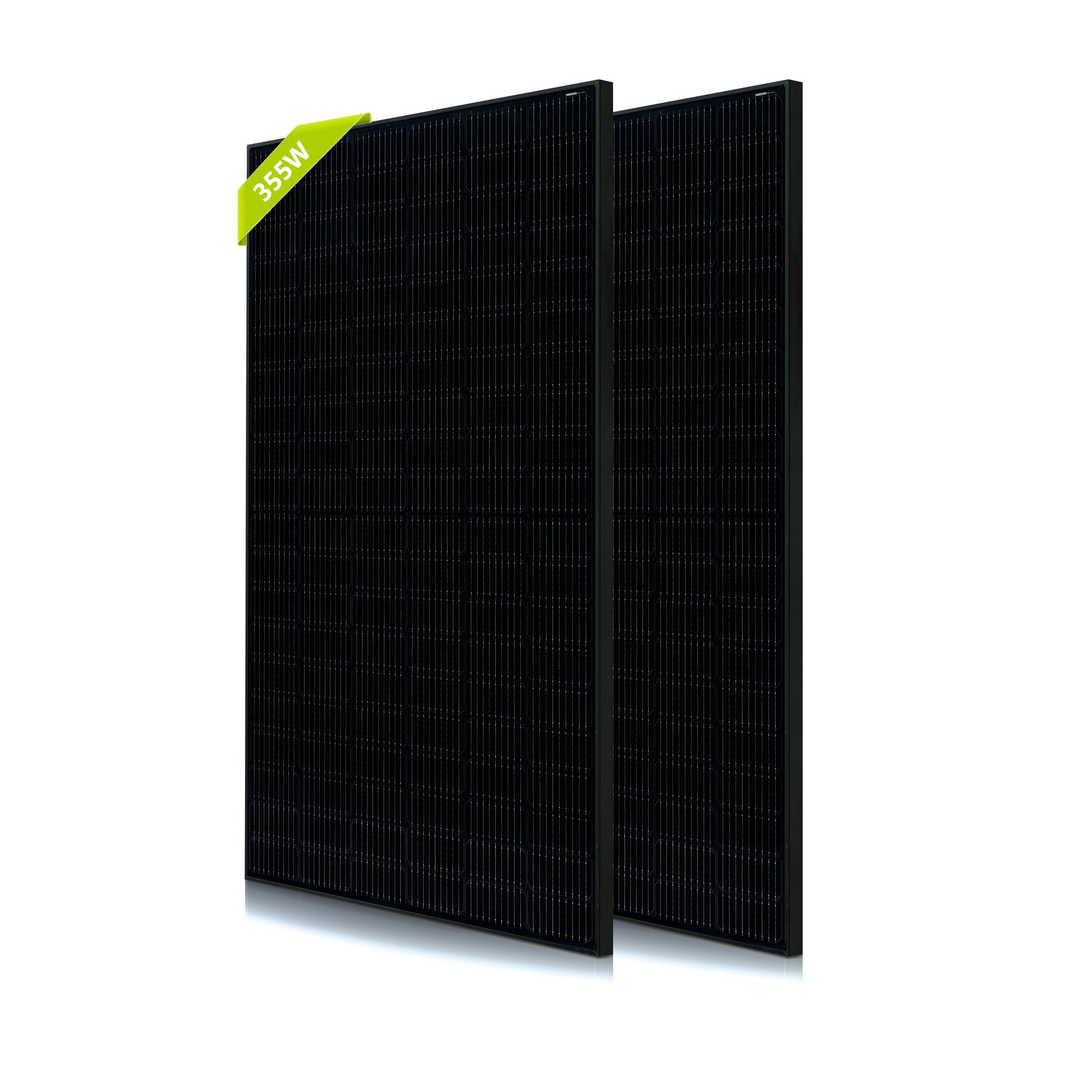 Photo 1 of 2PCS 445 Watt Total 890W Solar Panels 12/24Volt Bifacial Solar Panel kit High Efficiency for RooftopPortable Power Station Farm Yacht and Other OffGrid Applications