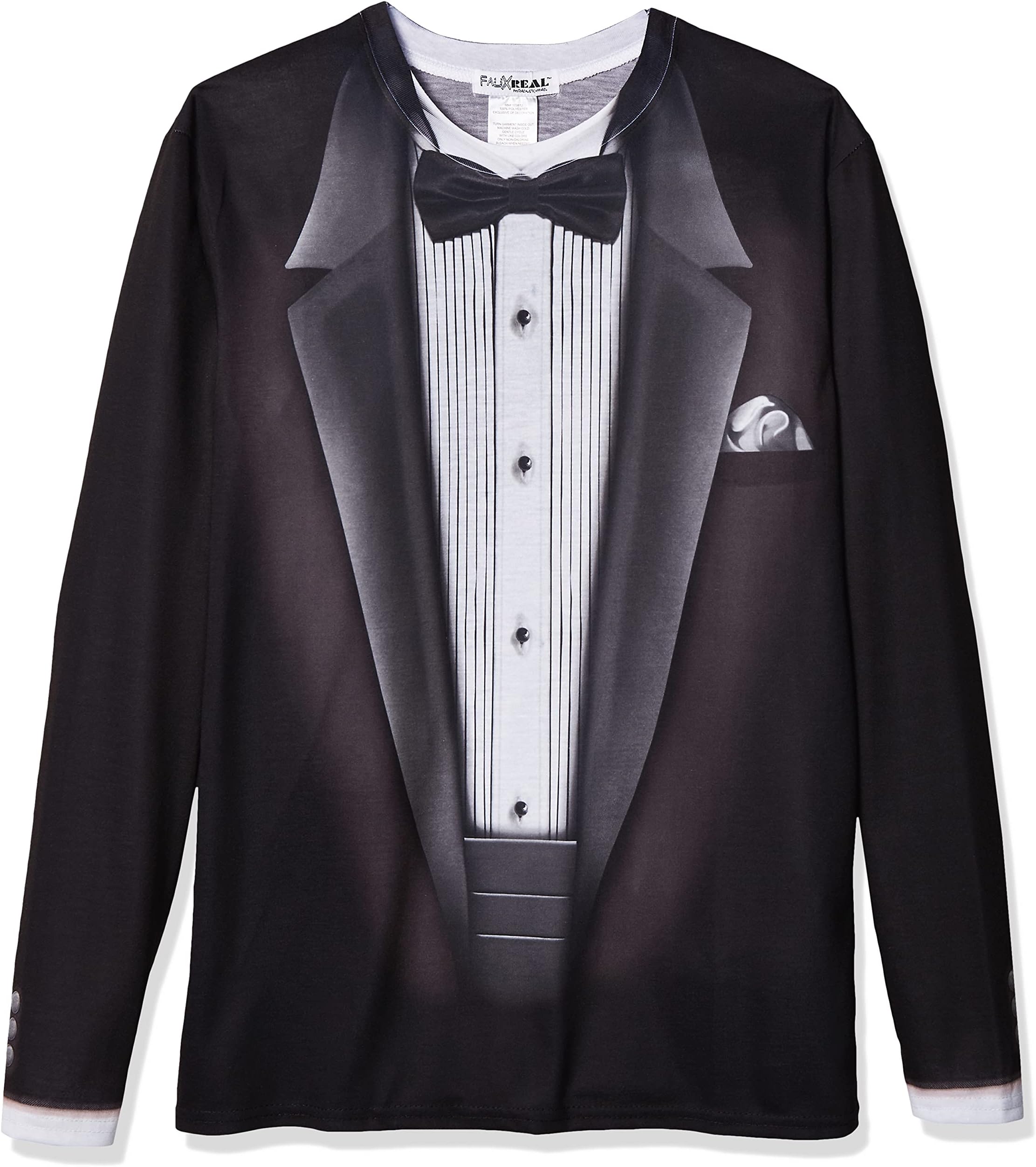 Faux Real Men's Black Tux