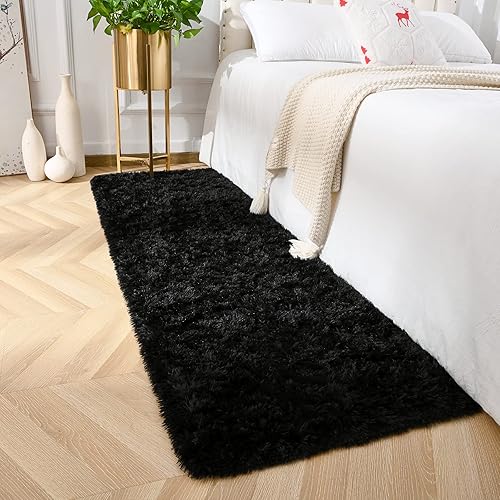 Miniatura 256 de Amearea Alfombra suave y esponjosa de alta calidad, moderna, 5 x 7 pies, alfombras de felpa mullida para sala de estar, dormitorio, habitación