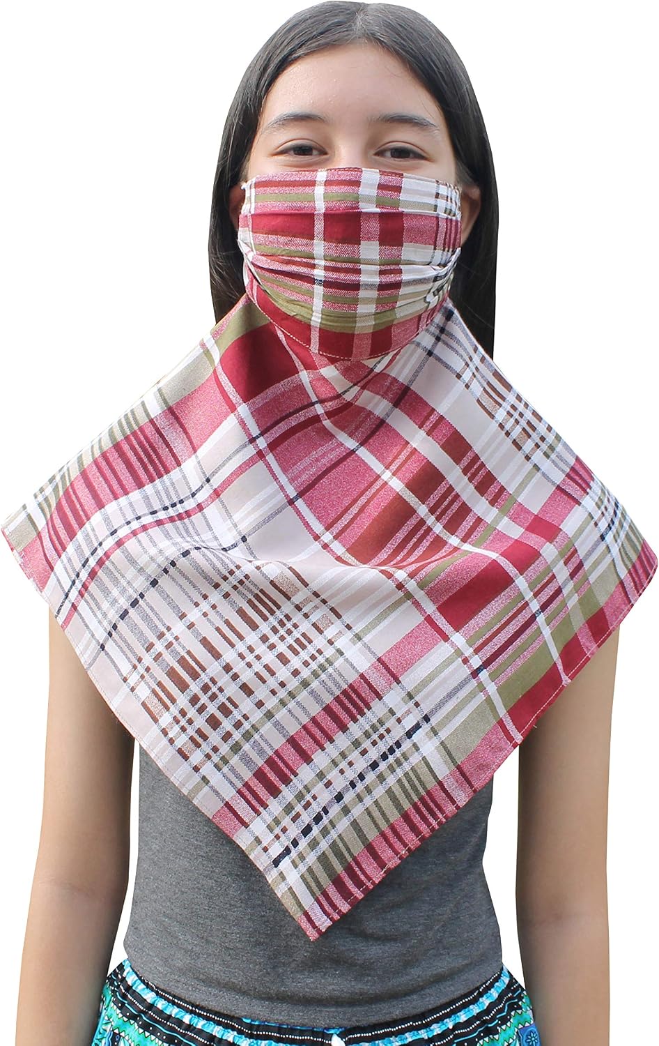 RaanPahMuang Face Mask Full Neck And Mouth Gaiter with Replaceable Filter