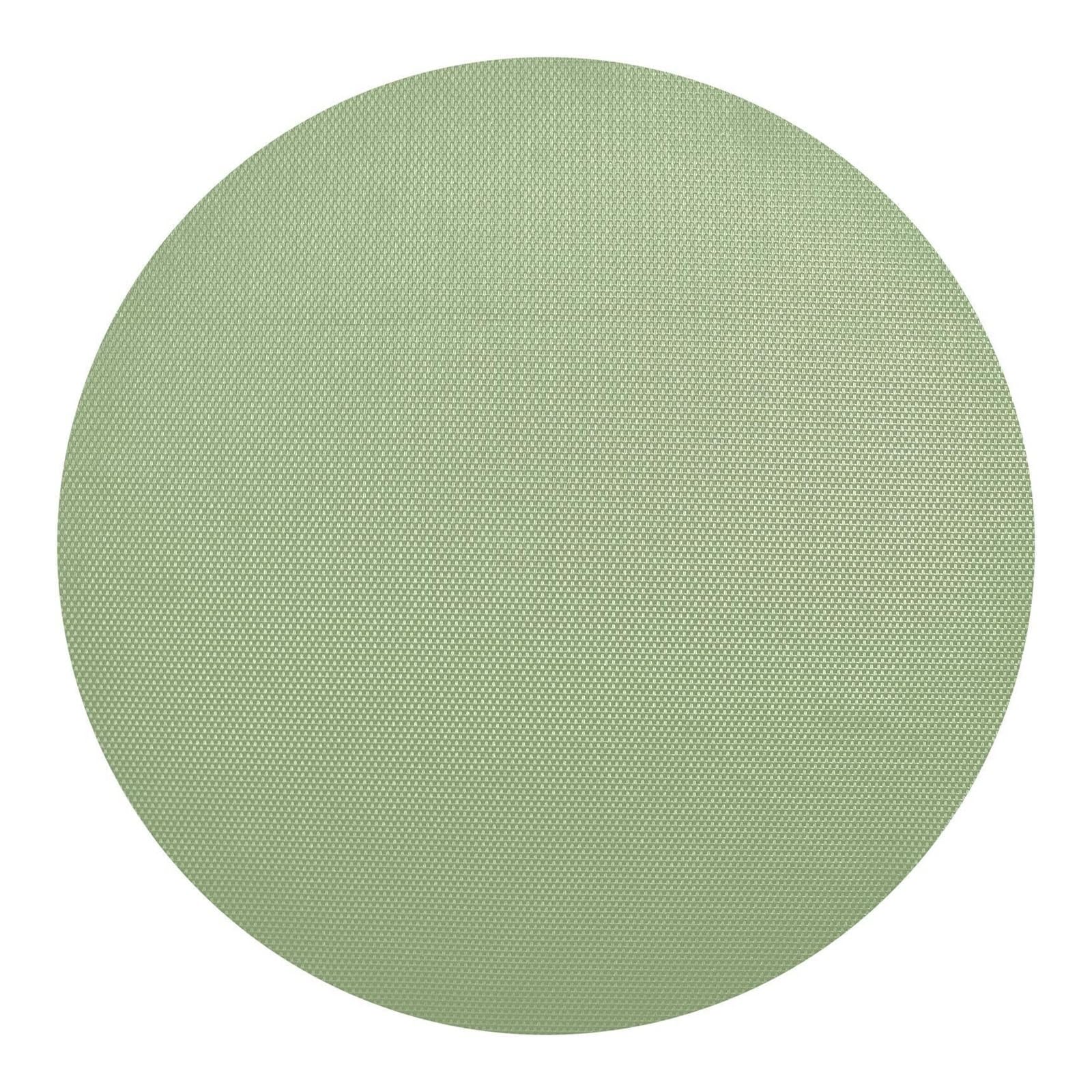 Luvafey One Color 4Pc Round Pvc Heat Resistant Place Mats