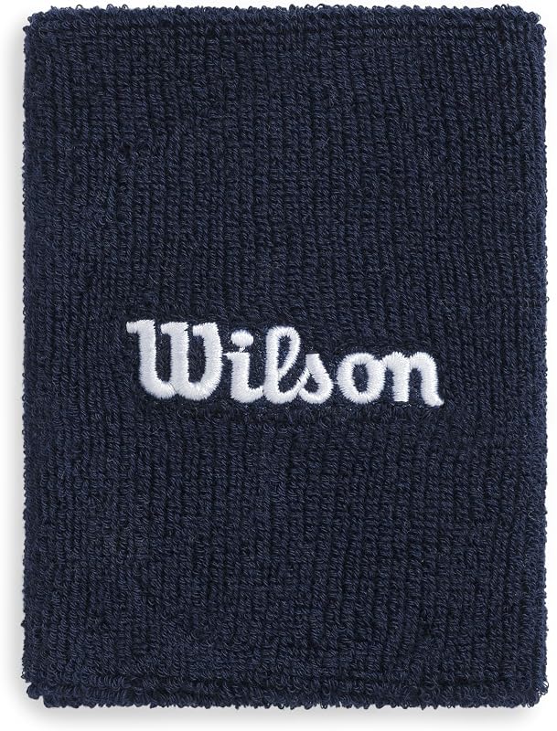 Muñequeras Wilson U Wide Terry Classic Navy unisex azul oscuro