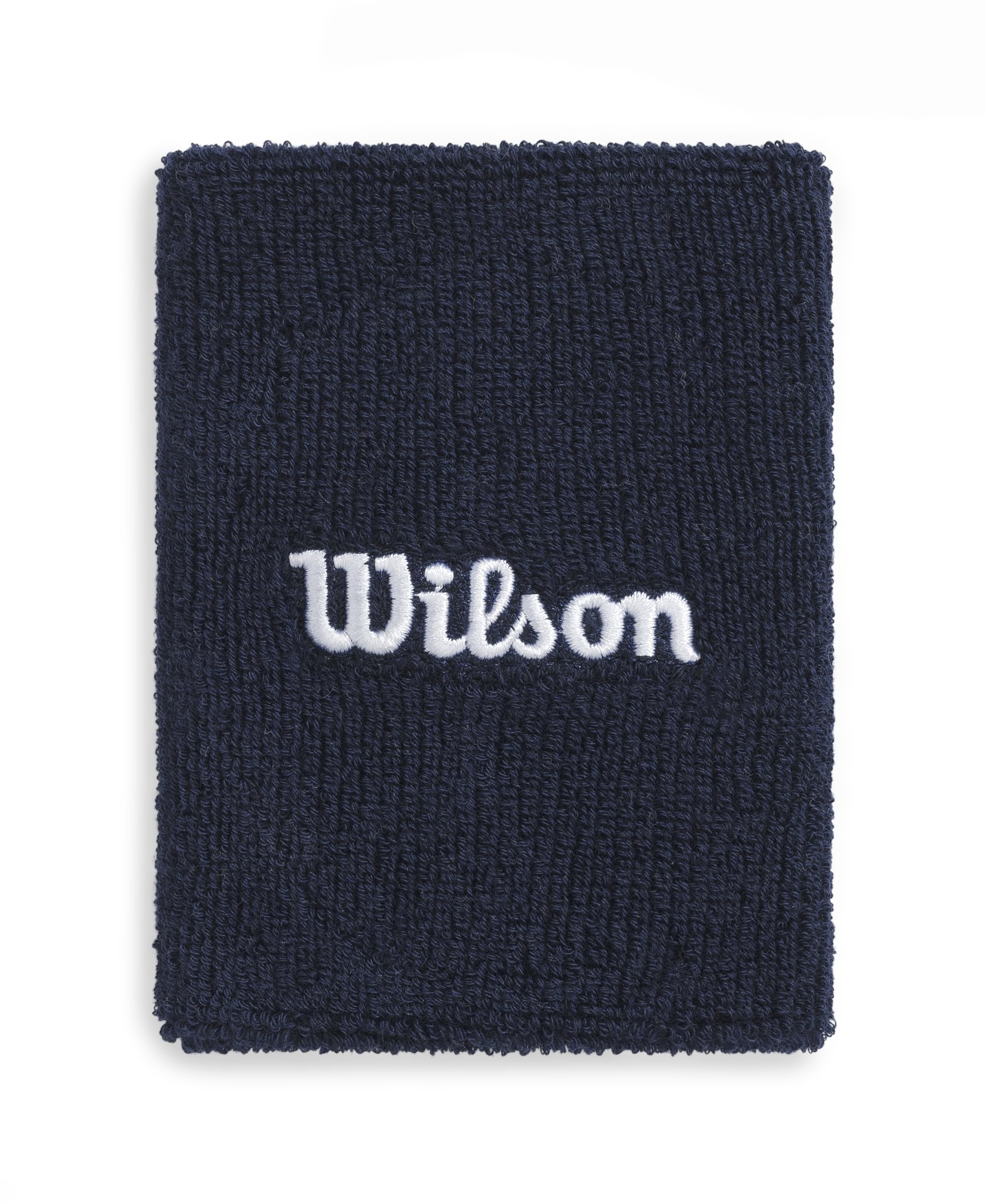 Wilson Wide Terry Wristband, Made from High-Stretch Fabric, With Moisture Control, Comfort Without Distraction, Colour: Classic Navy, Size: One Size