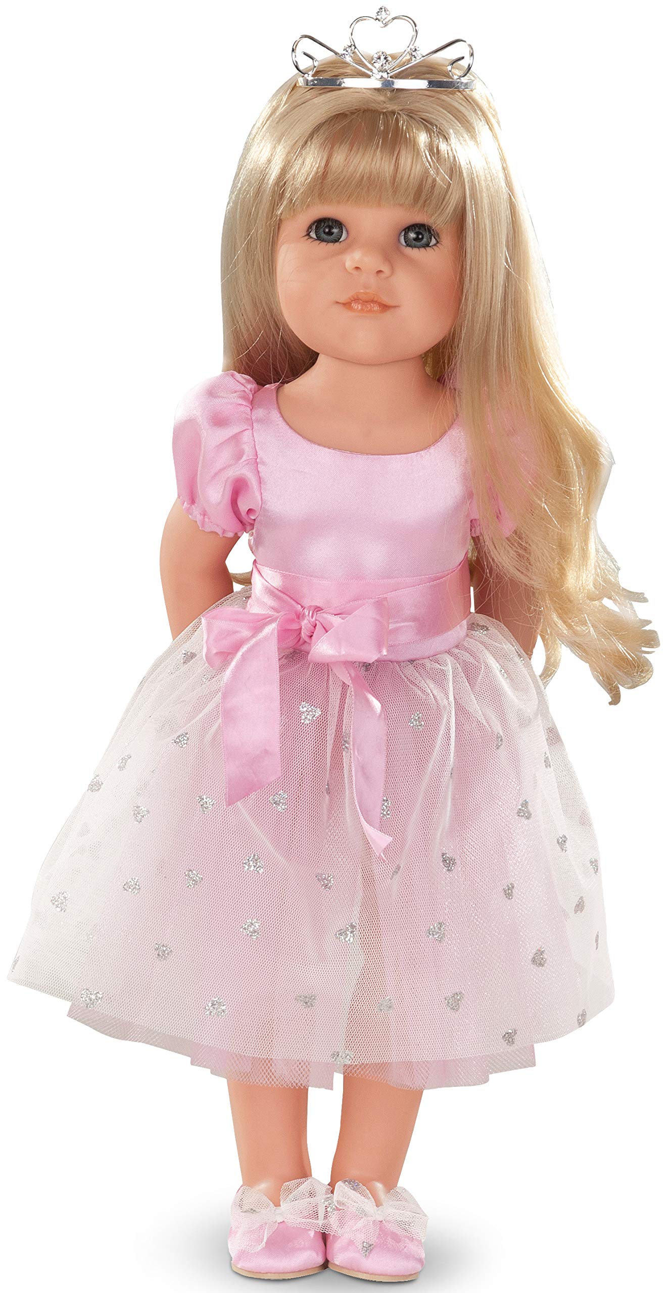 Götz 1359072 Hannah en Princesse poupée - Princesse - poupée Debout de 50 cm de Haut avec de Longs Cheveux blonds et des Yeux Bl