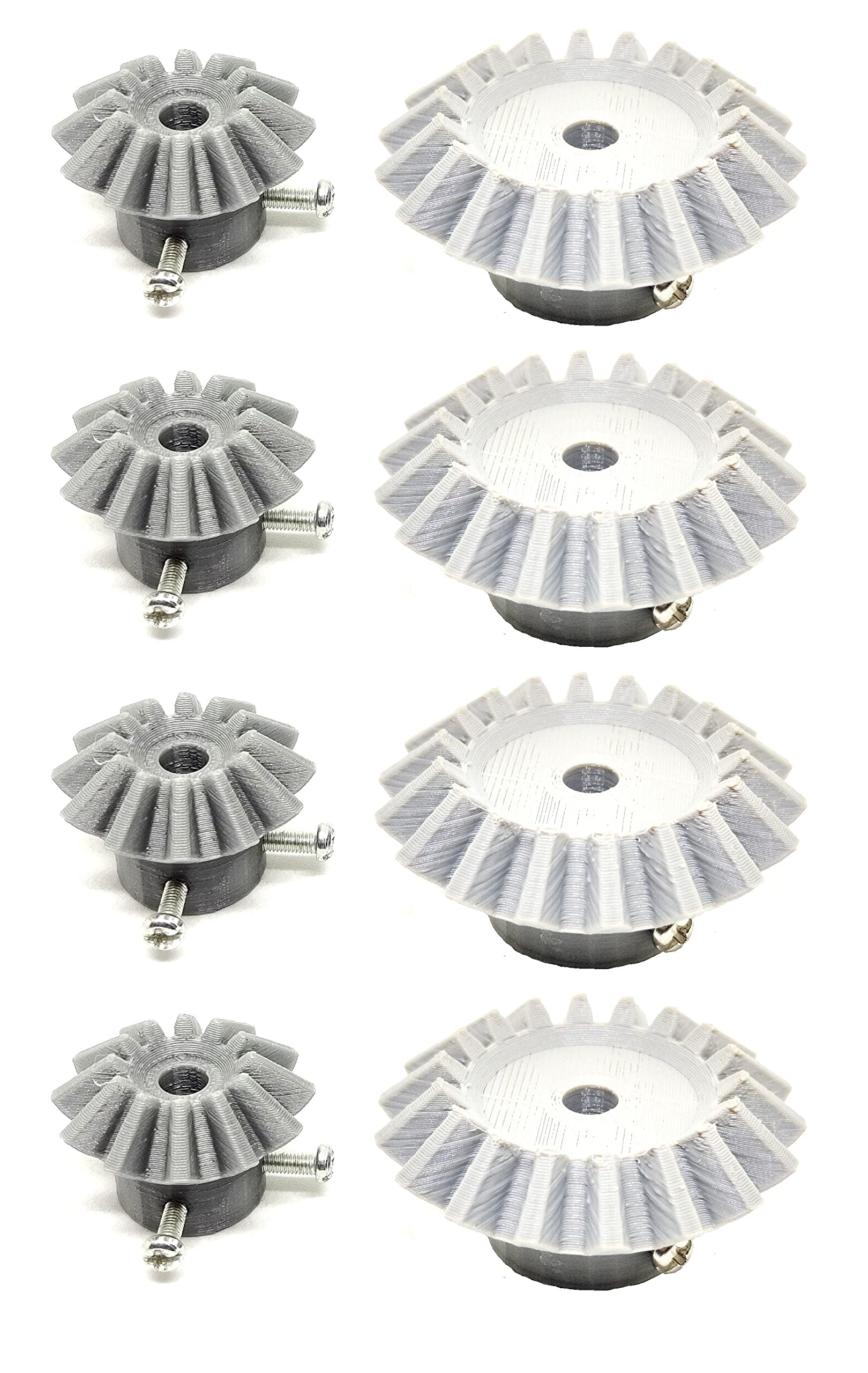 INVENTO 4pcs 3D Printed Plastic Bevel Gear 12 Teeth (33mm dia) + 18 Teeth (48mm dia), 10mm Width, 6mm hole, 2.5 Module for DIY Projects (B09RMBGJQS) Amazon Price History, Amazon Price Tracker