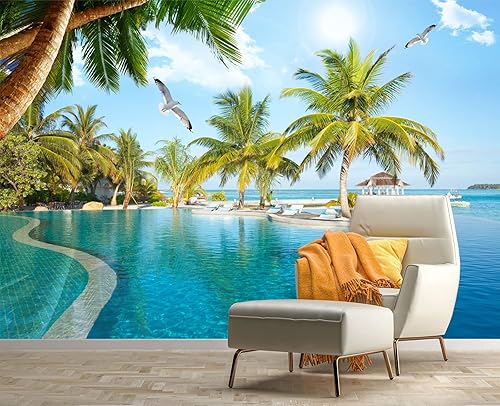 Miniatura 13 de Papel tapiz de pared para guardería infantil de bosques de acuarela coloridos, 137 x 100 pulgadas