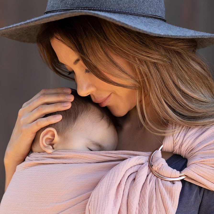 newborn moby ring sling baby carrier