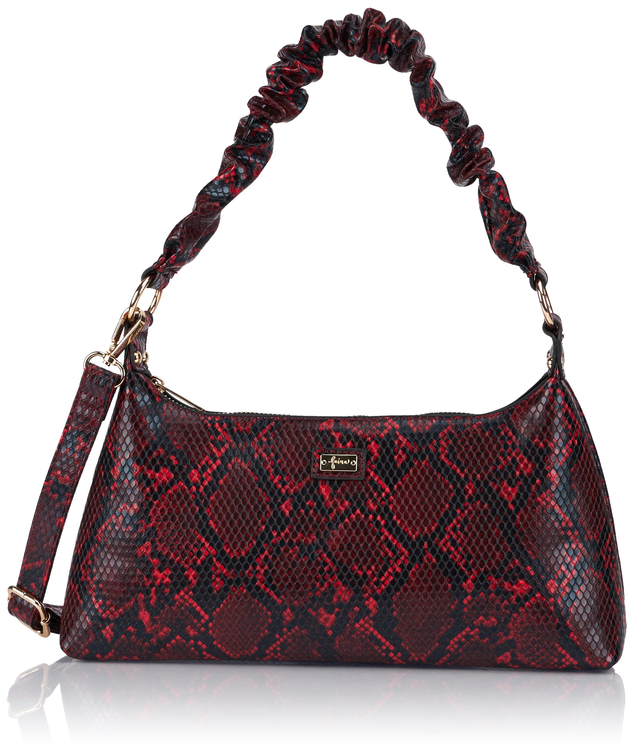 FENIA Women's Shoulder Bag, Red, red, One size