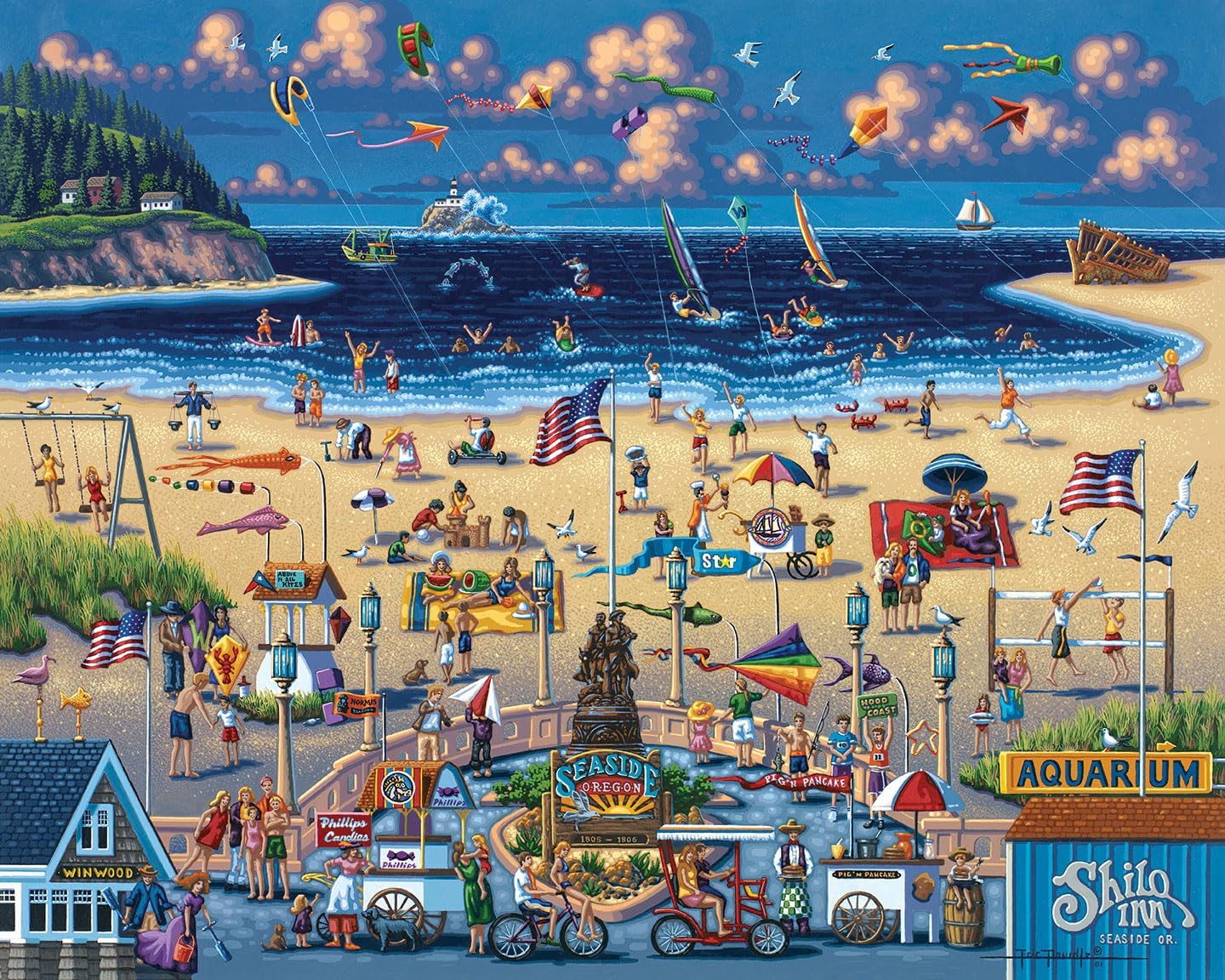 Dowdle Personal Puzzle - Seaside - 210 Piece