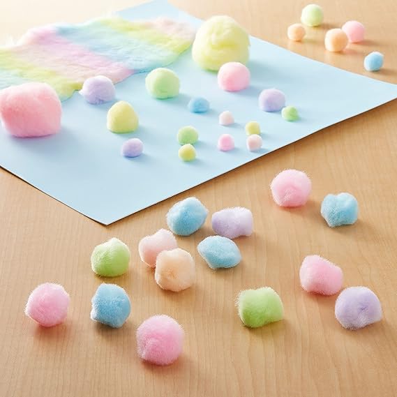 Creatology 1 Pastel Pom Poms, 12 Packs: 80 ct. (960 Total)