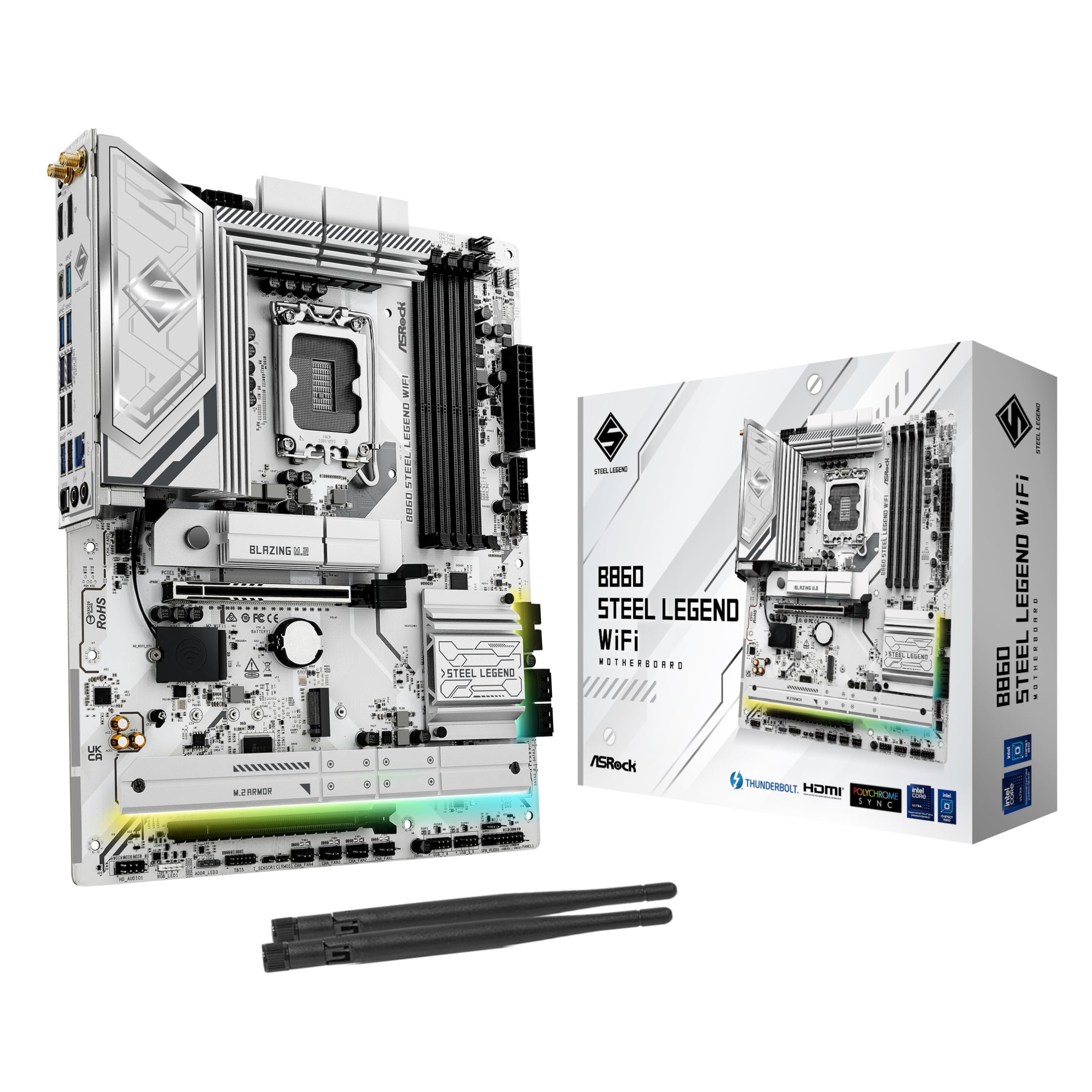 Amazon.co.jp: ASRock マザーボード B860 Steel Legend WiFi Intel CPU