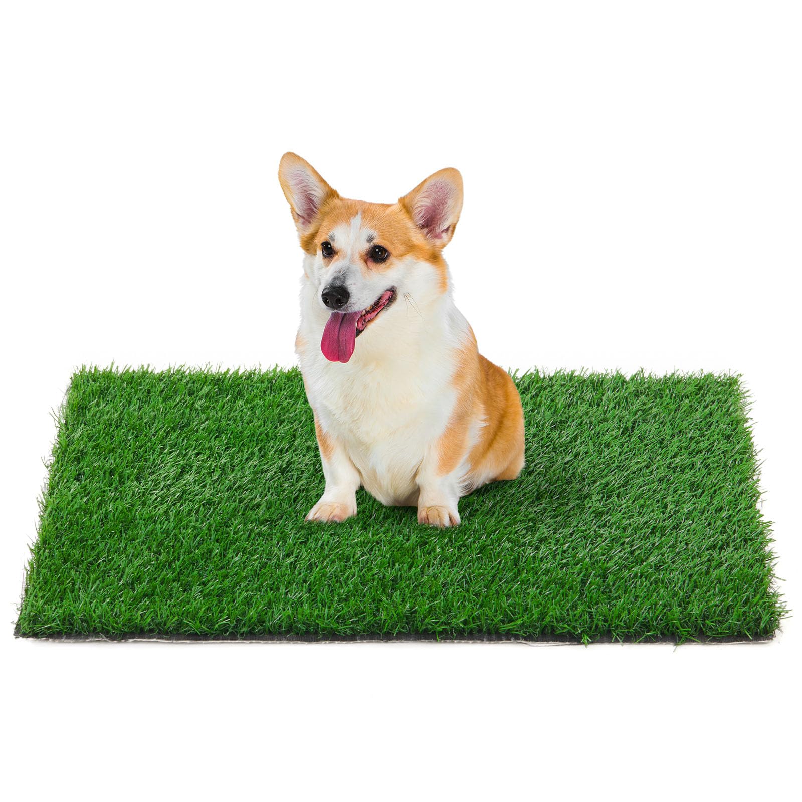 PICK FOR LIFE Dog Artificial Grass Mats for Replacement Pet Pee Fake Grass for Potty Training Perfect for Indoor Outdoor Use (50 x 100 cm)