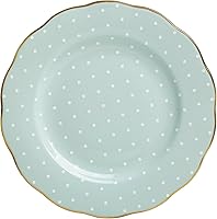 Vista 6 de Royal Albert Bandeja para Sándwiches de Porcelana Bone China Polka Rose, 11.5", Verde