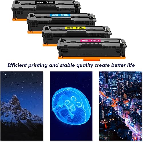 Miniatura 3 de Cartucho de tóner 204A de repuesto para impresora HP 204A 204 M180nw para HP Color Pro MFP M180nw M180n M180n M181fw M154a M154nw M154 M180 negro 4