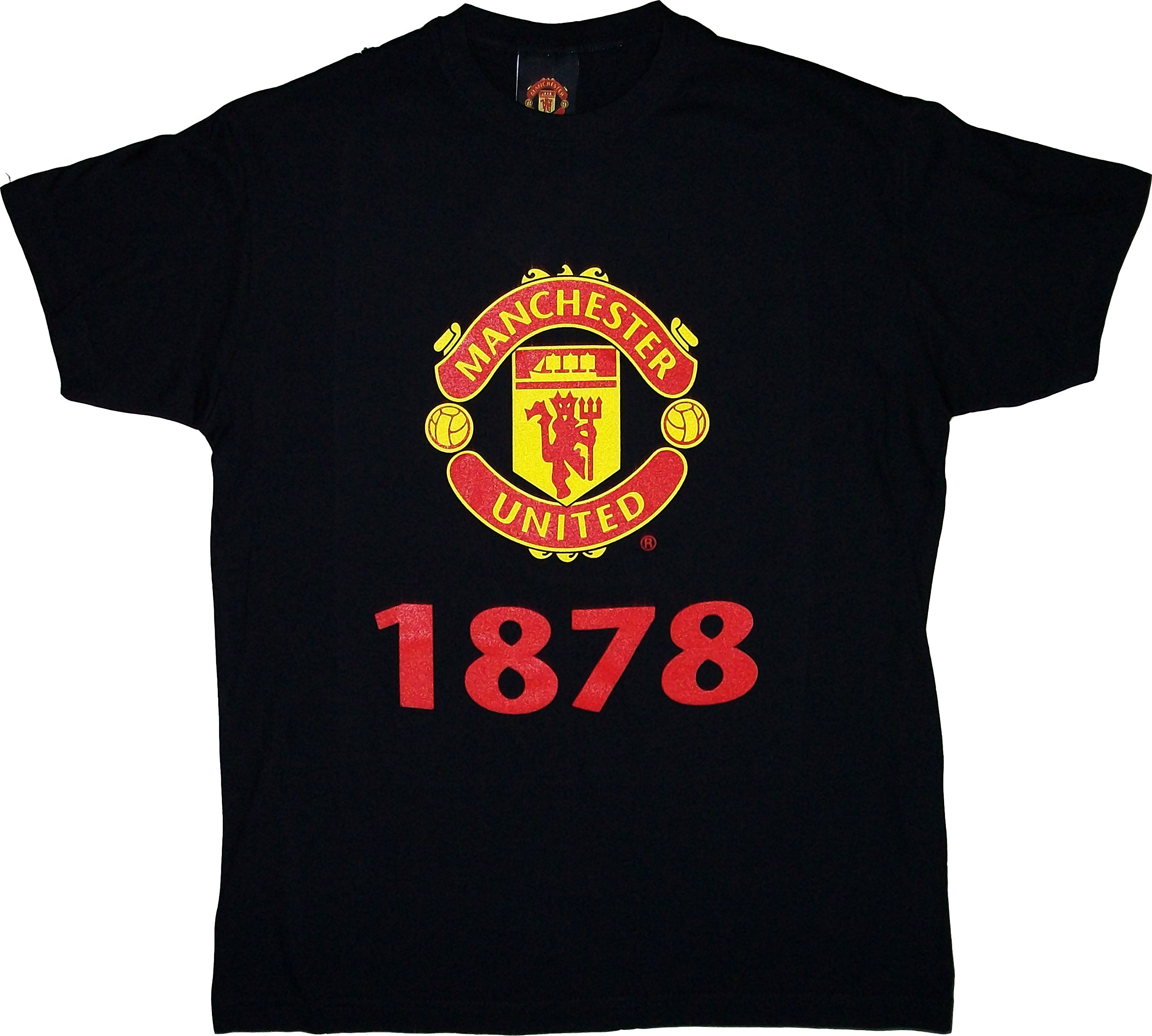 Manchester United Official Collection Men's T-Shirt, Mens, Black