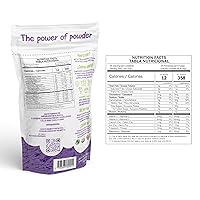 Vista 2 de Simply Good Polvo orgánico de arándanos – Bolsa de 4.23 oz (24 porciones) – Superalimento rico en antioxidantes, sin OMG, vegano, sin gluten, Kosher