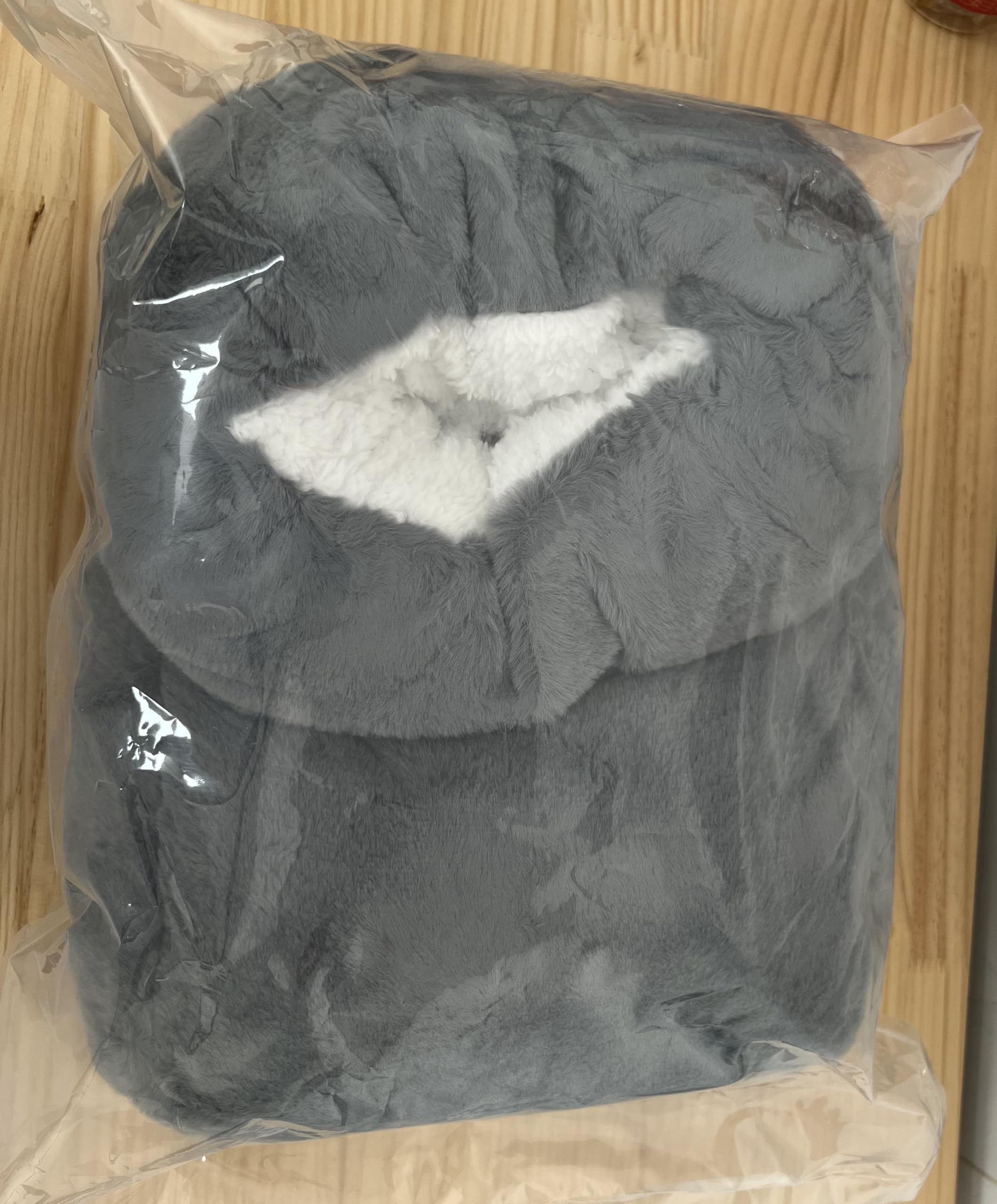 Calentadores de pies con calefacción, calentador de pies con USB peludo con ajustes de temporizador y temperatura ajustable, calentador eléctrico de pies para mujeres y hombres, invierno, hogar