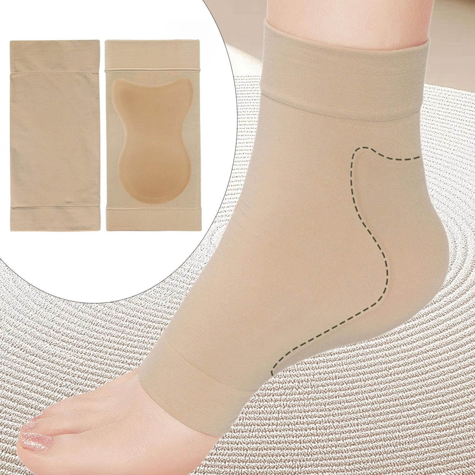 QSTDGVPW Padded Skate Socks, Protection Socks, Ankle Protector, Ankle Guards for Ski Ice Skating Hockey