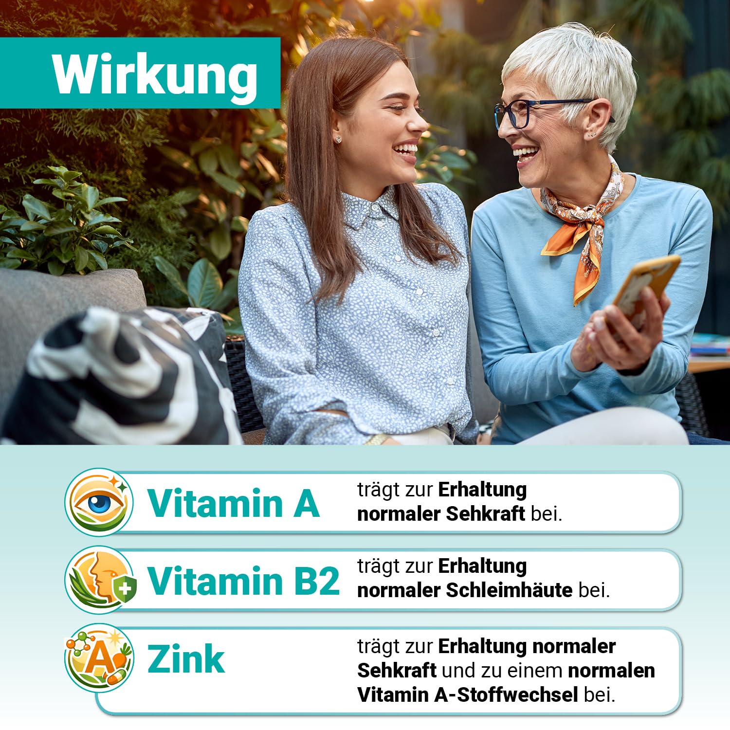 Augenvitamine hochdosiert: Lutein Zeaxanthin Kapseln mit Vitamin A - 4 Monatsvorrat - Augenstark Vital Komplex – mit Vitamin A und B2 zur Erhaltung normaler Sehkraft
